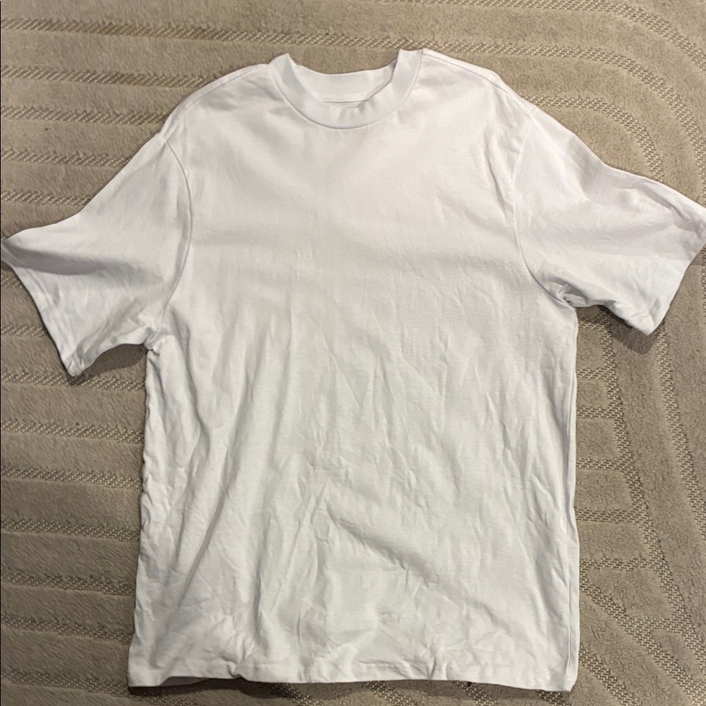 Classic White Crewneck T-Shirt - Men